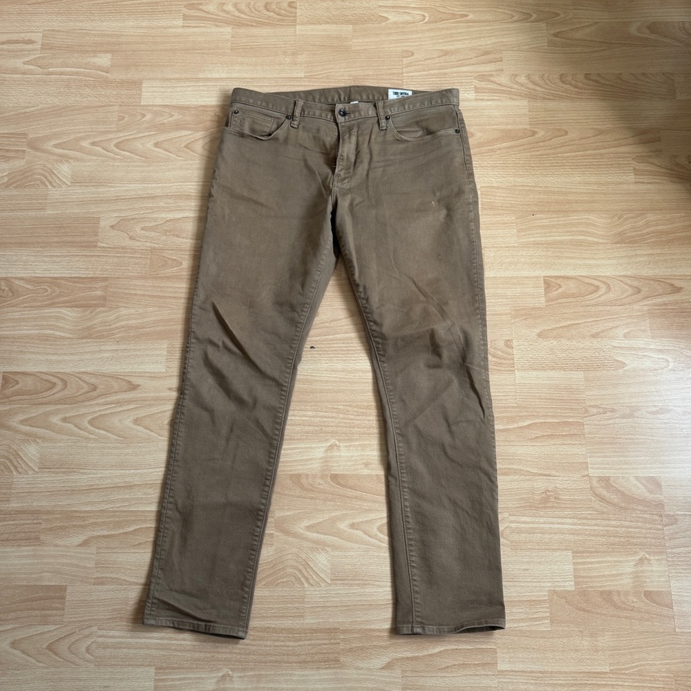 Todd Snyder Chino Denim 34x32 tan